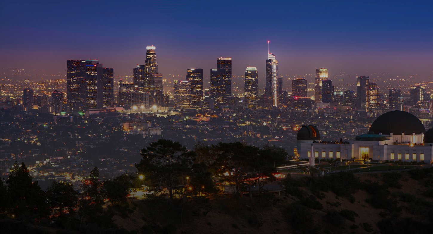 Los Angeles Skyline Night shot