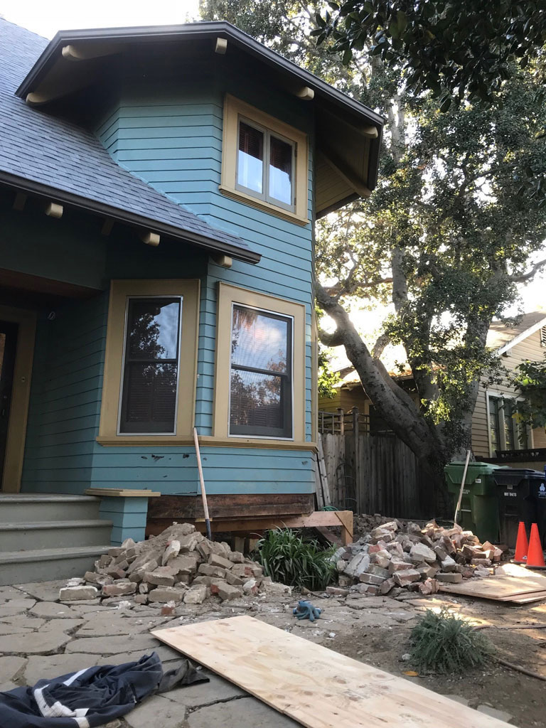 Before & After Foundation Replacement in Sunland CA Foundation Repair