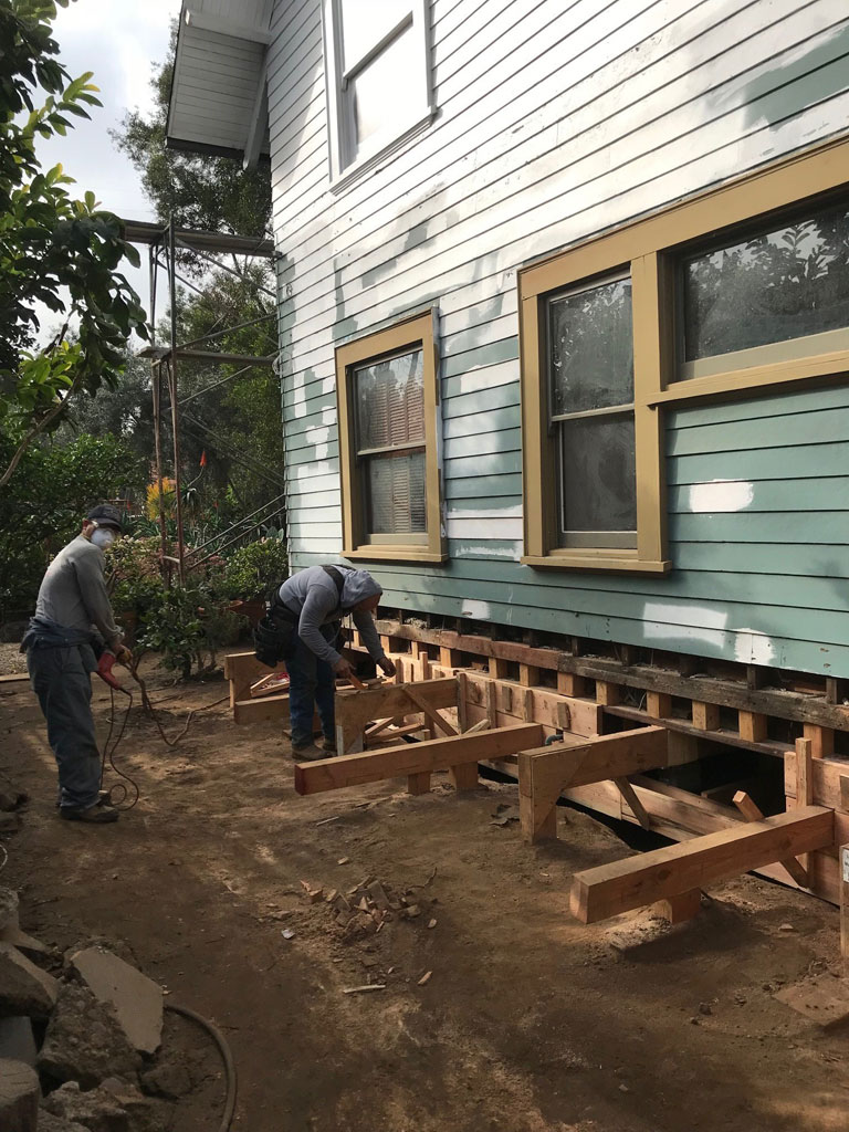 Foundation Replacement Project Gallery Foundation Repair Los Angeles