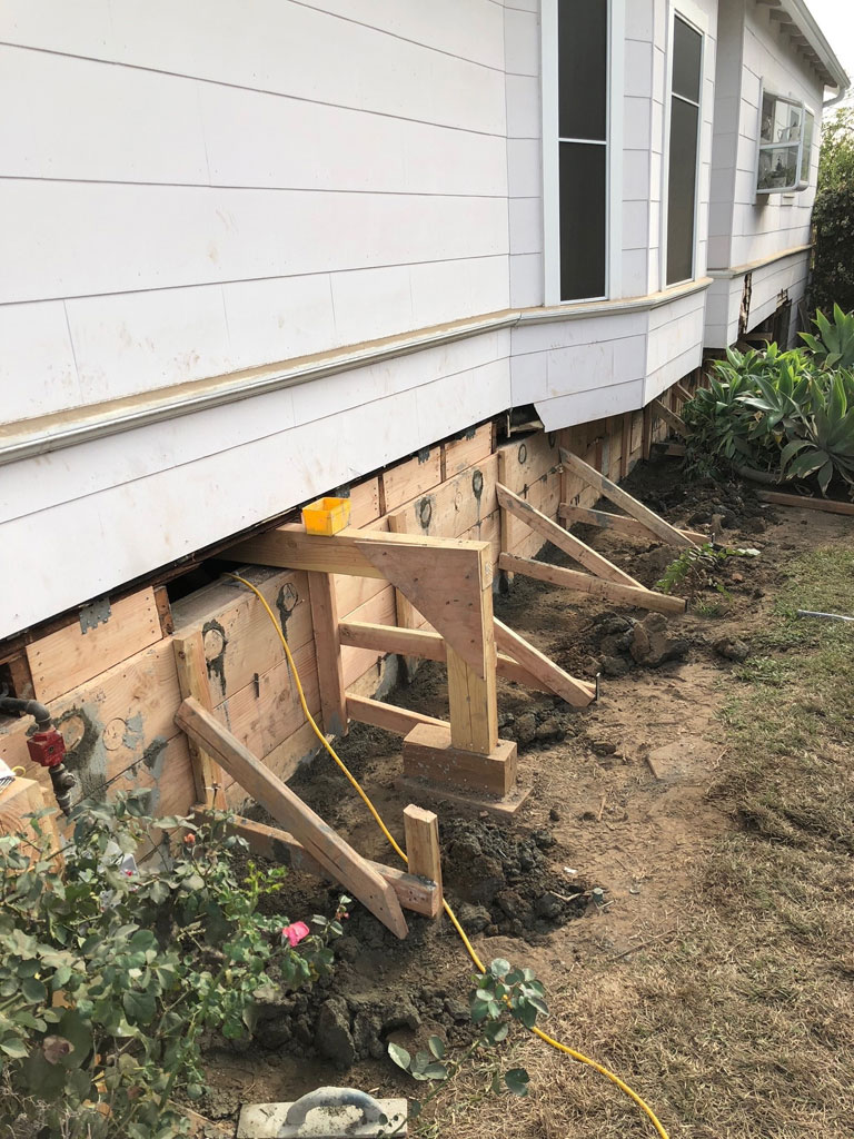 Before & After Foundation Replacement in Sunland CA Foundation Repair