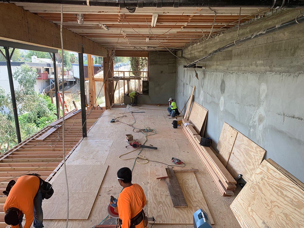 Before & After Stilt Homes in Sunland CA Foundation Repair Los Angeles